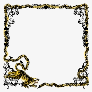 Tiger Border Png Clipart Tiger Borders And Frames Clip - Tiger Border Png