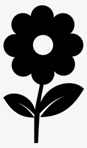 Flower In Black Vector - Imagenes De Flores Bonitas Animadas