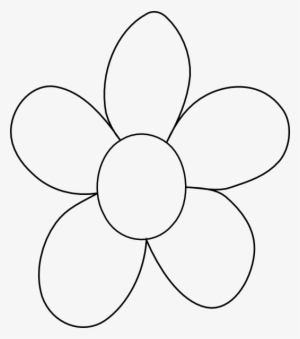 Flower Outline Clipart 9 350 X 351 Carwad Net - Coloring Pages Flower ...