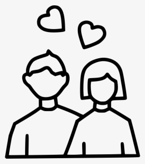 Couple Day Heart Romantic - Illustration