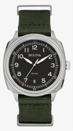 Bulova Watch Gents - Bulova Military Uhf 96b229 Watch