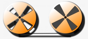 Film Reels Vector Clip Art - Transparent Film Tape Clipart