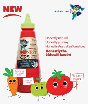 Rosella's All Natural Honest Kids Tomato Sauce Has - La Tomate - Broché