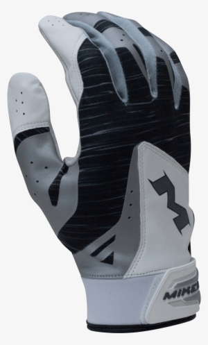 2018 Miken Pro Black Batting Gloves - Baseball & Softball Batting Gloves