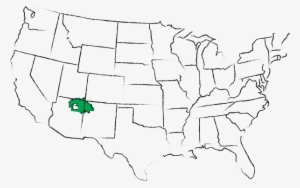 The Navajo Nation Has A Land Base Of 27,000 Square - Blank Map Of United States 1840