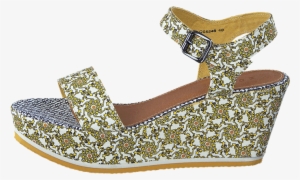 Flower Wallpaper Sandal - Blue