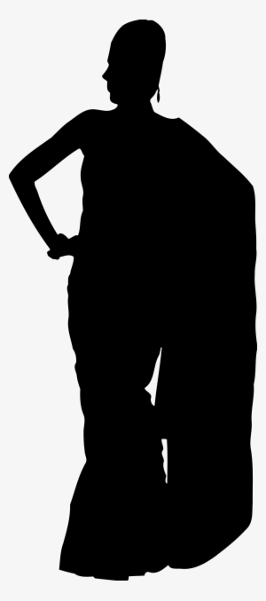This Free Icons Png Design Of Woman In Saree Silhouette