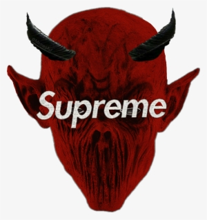 Supreme Horns Devil Logo Demon Mask Bape Head Hat Hollo