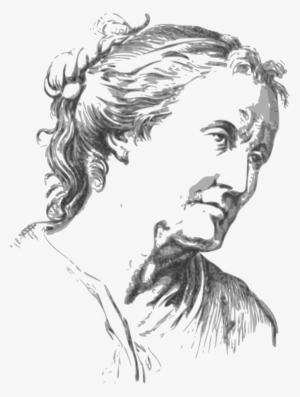 Drawing Woman Face Portrait Cartoon - Old Women Face Vector