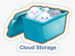 Cute Cloud Storage By - Kimchi Kawaii