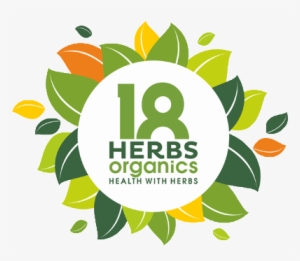 18 Herbs Logo With No Brown Leaves - 18 Herbs