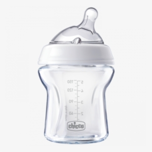 Chicco Natural Feeling 150ml Glass Feeding Bottle 0m