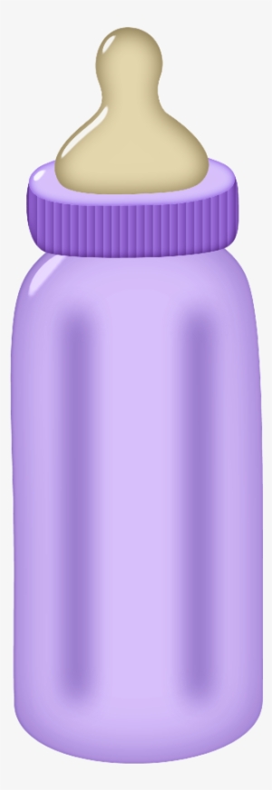 Purple Lid Baby Bottle, Baby Bottle, Feeding Bottle - Purple Baby Bottle Clip Art