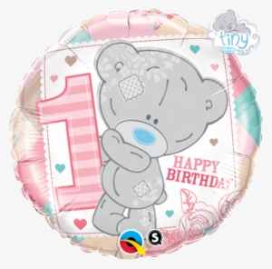 Tatty Teddy 1st Birthday Foil Balloon - Tatty Teddy 1st Birthday Party