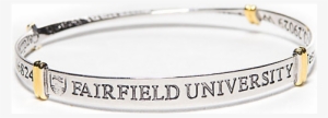 Fairfield University Sterling Silver Bangle - Fairfield University