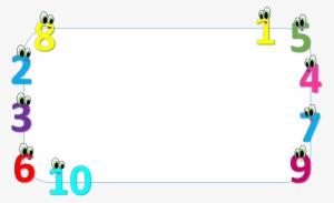 Numbers Clipart Boarder - Number Borders And Frames