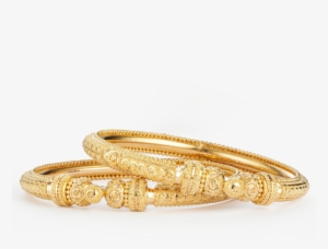 22ct Gold Bauble Kada Bangles - Bangle
