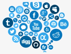 Social Media Networking - Transparent Social Media Png