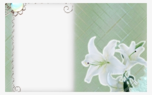 White Flower Frame Png Transparent Png Mart - Frame Png Transparent White Flowers