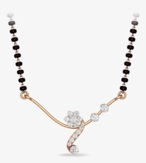 Floral Mangalsutra - Gold Mangalsutra Design Latest