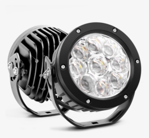 Nilight 2pcs 7 Inch Round 27w Spot Led Work Light 5d - Light