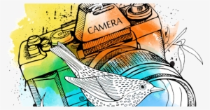 Dslr Camera Apply Abstract Effect Png Image - 相機 插畫