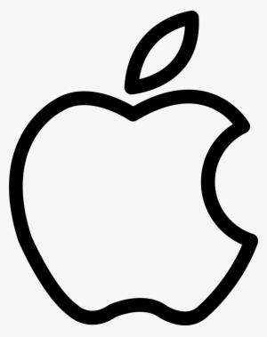 Apple Social Logo Outline - Apple Logo Outline Vector