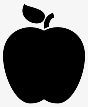 Apple Comments - Black Apple Clip Art