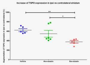 Both Statins Reduced Significantly Microglial Activation - Diagram