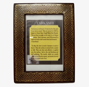 Authentic Taarkashi Premium Wooden Intricate With - Picture Frame