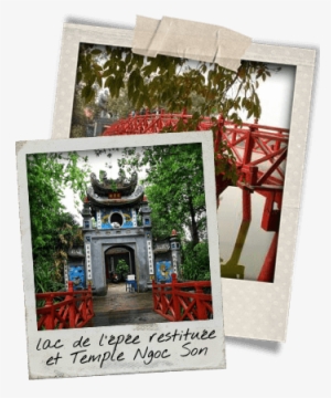 Pont Rouge Et Temple Ngoc Son - Ngoc Son Temple
