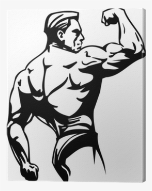Bodybuilding And Powerlifting - Body Builder Clip Art