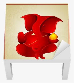 Vector Illustration Of Lord Ganesha With Modak Sweet - Ganesha