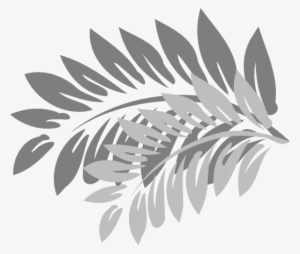 Leaves Grey Clip Art - Hawaiian Flower Throw Blanket