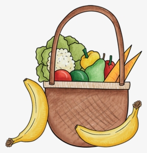 Basket Of Fruit And Vegetables - Vegetable