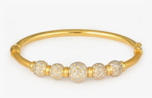 22ct Gold Sparkle Bangle Bracelet - Indian Style Gold Bracelets