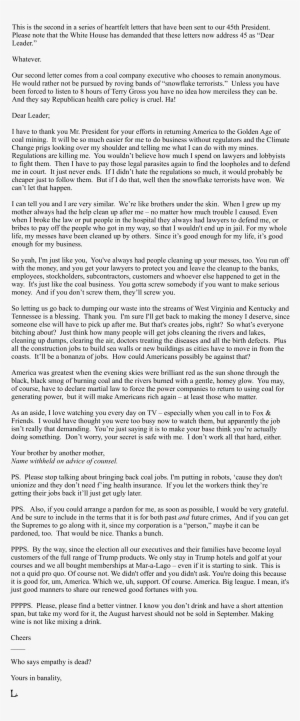 This Is The Second In A Series Of Heartfelt Letters - Letter Of Credit