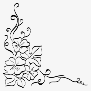Floral Design Decorative Arts Drawing Flower Ornament - Decorative Drawing Of Flower