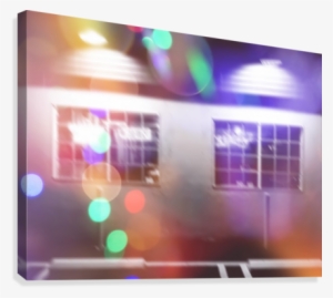 Restaurant In The City With The Colorful Night Light - Restaurant