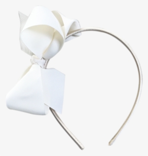 Image Of Cream Bow Headband - Headband