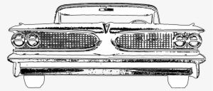 Classic Car Clipart Line Art - Old Cars Pictures White And Black
