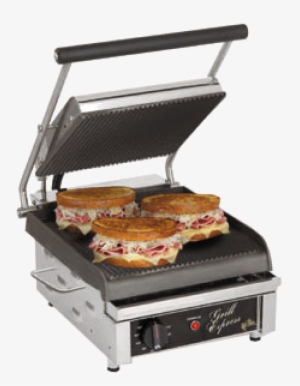 Star Gx10ig Commercial Sandwich Grill Countertop - Star Gx10ig Grill Express 10 Iron Grooved Grill By