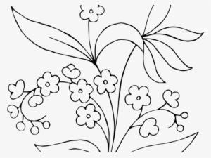 White Flower Clipart Flower Design - Hero Arts Sweet Fleurs Wood Mounted Rubber Stamp (k5164)