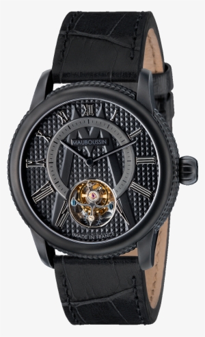 Tourbillon Watch, Black Dial - Tourbillon Mauboussin