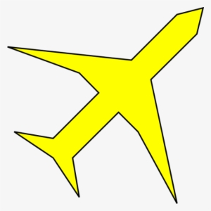 Airplane Clipart Yellow Airplane - Yellow Plane Clip Art