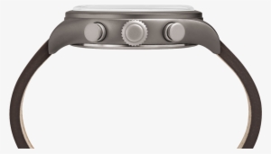 Chronograph Numbered Dial 42mm Leather Watch In Brown - Timex The Waterbury Chronograph