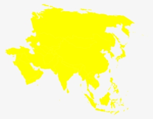 Map Of Asia In Yellow