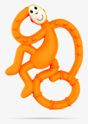 Orange Mini Monkey Teether - Illustration
