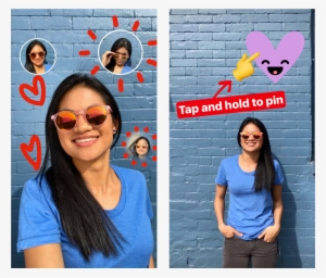 How To Make Selfie Stickers On Instagram & Fill Your - Pin Stickers Instagram Stories