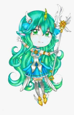 Star Guardian Soraka By Venntris - Illustration